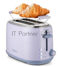 Тостер Kitfort КТ-6215 980Вт сиреневый