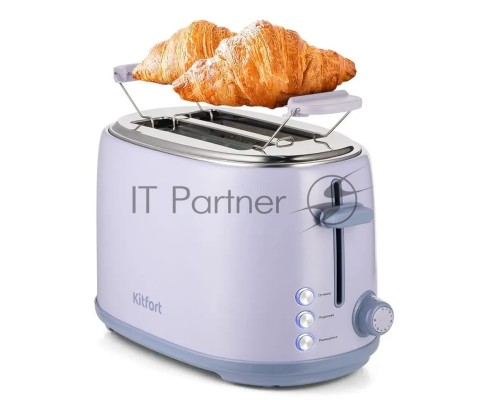Тостер Kitfort КТ-6215 980Вт сиреневый