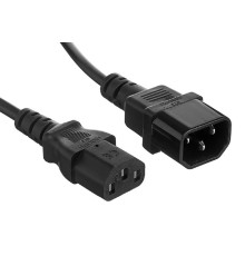 Exegate EX297769RUS Кабель монитор - компьютер (UPS->устройство) ExeGate Power EC-1P (IEC 320 С13->С14) VDE-250V-3*1mm2, Омедненный алюминий, черный,1.0м.