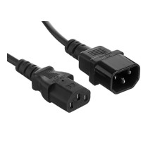 Exegate EX297749RUS Кабель монитор - компьютер (UPS->устройство) ExeGate Power EC-1P (IEC 320 С13->С14) VDE-250V-3*1mm2, медь, черный,1.0м.