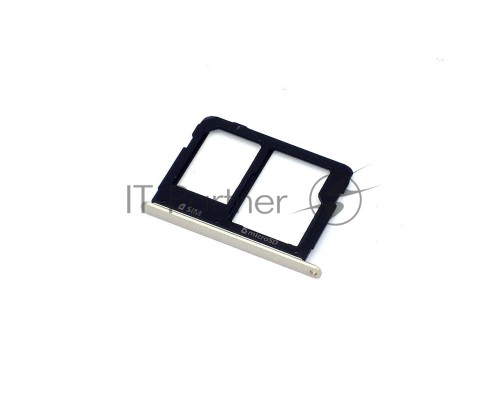 Лоток для SIM-карты Samsung Galaxy A7 (A710F) -1 SIM золотой