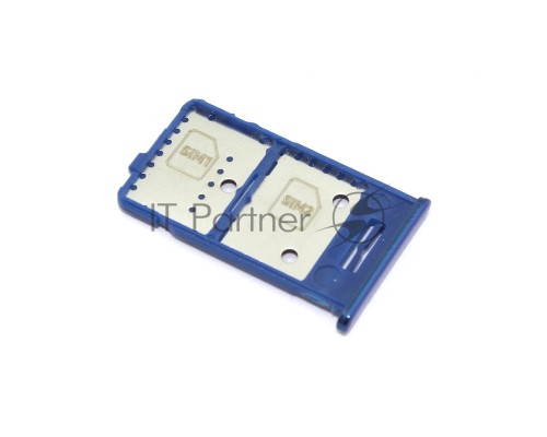 Лоток для SIM-карты Samsung Galaxy M31s / M51 (M317F/M515F) голубой