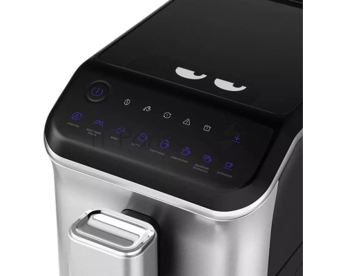 Кофемашина Kitfort КТ-7166 1350Вт черный/нержавеющая сталь