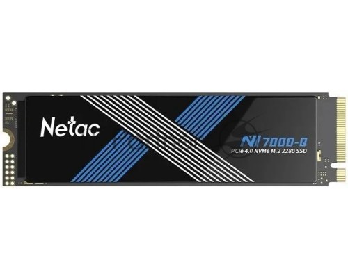 Накопитель SSD Netac 2Tb M.2 2280 NV7000Q, PCI-E 4.0 x4, 3D NAND, 7100/6200MBs, NVMe 1.4, 1280TBW, с радиатором