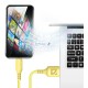 Кабель Defender  F207, USB 2.0 (AM) - Apple Lightning (M), 1метр, 2.4А, силиконовая оплетка, жёлтый.