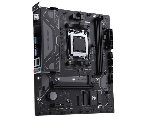 Материнская плата Maxsun Challenger B650M, AM5, AMD B650, 2xDDR5, 3xSATA III, 1xM.2, 1xPCI-E 4.0 x16, 1xDisplayPort, 1xHDMI, 1xRJ-45 1Gb LAN, 2xUSB 2.0, 4xUSB 3.2 Gen 1, 3x3.5 мм, 5.1-канальная, Micro-ATX