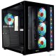 Компьютерный корпус Ginzzu V530 RGB подсветка, контроллер CRC10, 4* 12R6 FAN 12CM RGB закаленное стекло 1*USB 3.0,1*USB 2.0, AU ATX