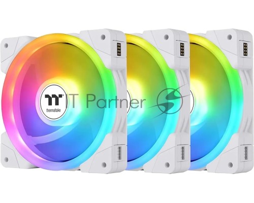Вентилятор Thermaltake Swafan EX12 реверсивный ARGB 120x120x25mm белый 4-pin 30.6-32.5dB Ret (CL-F169-PL12SW-A) Вентилятор Thermaltake Swafan EX12 реверсивный ARGB 120x120x25mm белый 4-pin 30.6-32.5dB Ret (CL-F169-PL12SW-A)