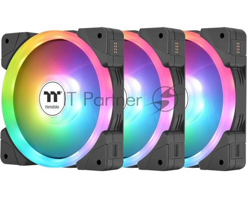 Вентилятор Thermaltake Swafan EX12 реверсивный ARGB 120x120x25mm черный/белый 4-pin 30.6-32.5dB Ret (CL-F167-PL12SW-A) Вентилятор Thermaltake Swafan EX12 реверсивный ARGB 120x120x25mm черный/белый 4-pin 30.6-32.5dB Ret (CL-F167-PL12SW-A)