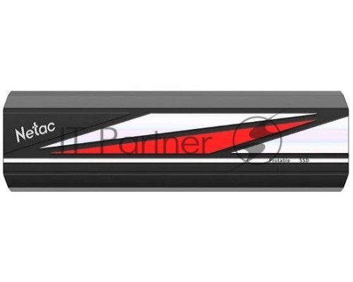 Внешний накопитель SSD Netac ZX20L 256GB USB 3.2 Gen 2 Type-C External SSD, R/W up to 2000MB/1800MB/s, with USB C to A cable and 20Gbps USB C to C cable, 5Y wty