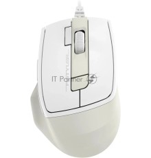 Мышь проводная A4Tech Fstyler FM45S Air бежевый, 2400 dpi, USB, кнопки - 7