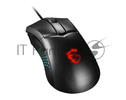 Мышь проводная MSI Clutch GM51 Lightweight черный, 26000 dpi, USB, кнопки - 6