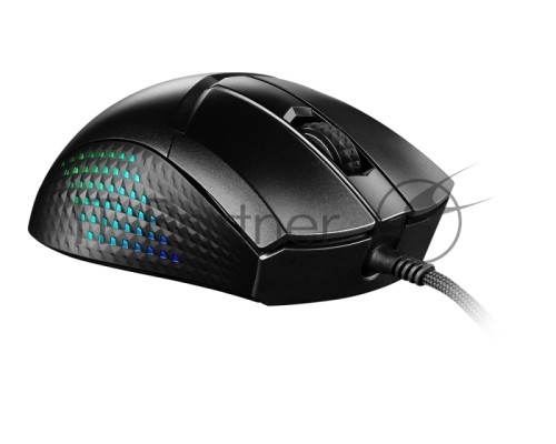 Мышь проводная MSI Clutch GM51 Lightweight черный, 26000 dpi, USB, кнопки - 6