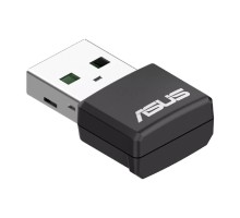 ASUS USB-AX55 NANO Беспроводной двухдиапазонный USB 2.0 адаптер AX1800, внутренняя антенна, Wi-Fi 6 (ax)