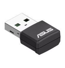 ASUS USB-AX55 NANO Беспроводной двухдиапазонный USB 2.0 адаптер AX1800, внутренняя антенна, Wi-Fi 6 (ax)