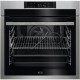 Встраиваемая электрическая духовка AEG AssistedCook, основной цвет - нержавеющая сталь+чёрный, сенсорное управление