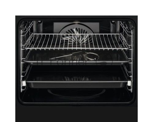 Встраиваемая электрическая духовка AEG AssistedCook, основной цвет - нержавеющая сталь+чёрный, сенсорное управление