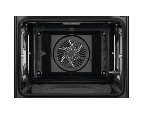 Встраиваемая электрическая духовка AEG AssistedCook, основной цвет - нержавеющая сталь+чёрный, сенсорное управление