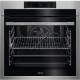 Встраиваемая электрическая духовка AEG AssistedCook, основной цвет - нержавеющая сталь+чёрный, сенсорное управление