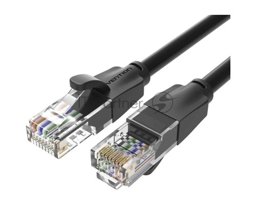 Патч-корд Vention прямой UTP cat.6, RJ45 - 8м. Черный