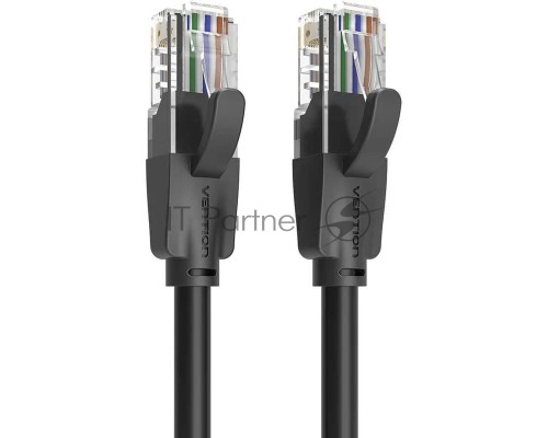 Патч-корд Vention прямой UTP cat.6, RJ45 - 8м. Черный