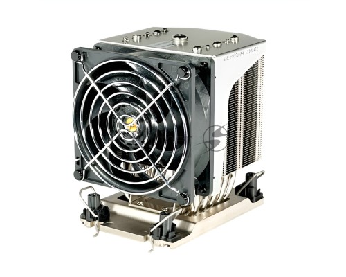 Радиатор для процессора Ablecom ACL-S41130 серебристый 90мм алюминий/медь 4700rpm 46db 4-pin 400Вт