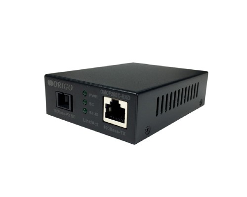 [Сетевое оборудование] ORIGO OMCF20SC-BXD/A1A WDM медиаконвертер 100Base-TX / 100Base-FX (SC), Tx: 1550 нм, Rx: 1310 нм, одномод, до 20 км