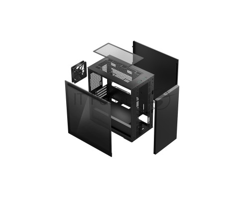 Корпус ПК без блока питания Deepcool Case MACUBE110 BK BR Black