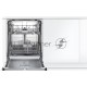 Встраиваемая посудомоечная машина Bosch SMV25AX06E 60 см, 12 комплектов, Serie 2,теплообменник,луч на полу