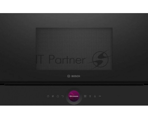 Встраиваемая микроволновая печь Bosch BEL7321B1 900Вт, 5 режимов, кварцевый гриль,инвертер, 21 л, черный, петли слева
