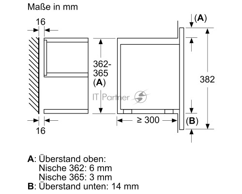 Встраиваемая микроволновая печь Bosch BEL7321B1 900Вт, 5 режимов, кварцевый гриль,инвертер, 21 л, черный, петли слева