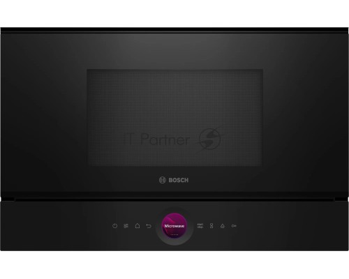 Встраиваемая микроволновая печь Bosch BEL7321B1 900Вт, 5 режимов, кварцевый гриль,инвертер, 21 л, черный, петли слева