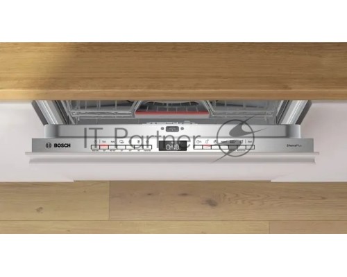 Встраиваемая посудомоечная машина Bosch SMV4EVX01E загрузка на 14 комплектов посуды, электронное управление, 6 программ, 59.8x55x81.5 см, нержавеющая сталь цвет, сушка: с открыванием дверцы/с теплообменником, индикация на полу: луч