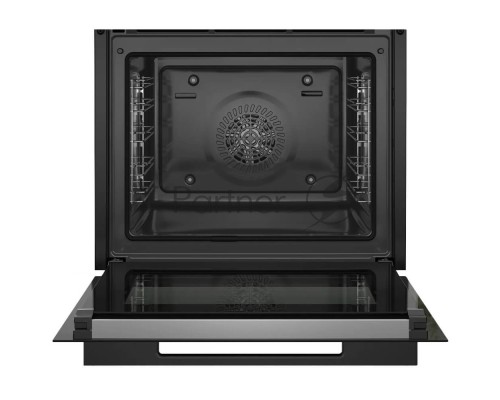 Встраиваемый духовой шкаф Bosch HBG9742B1S с 14 режимами нагрева,контроль температуры от 30 °C до 300 °C,объем 71 л