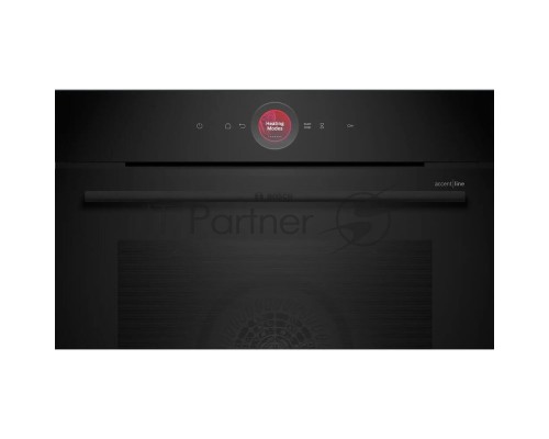 Встраиваемый духовой шкаф Bosch HBG9742B1S с 14 режимами нагрева,контроль температуры от 30 °C до 300 °C,объем 71 л