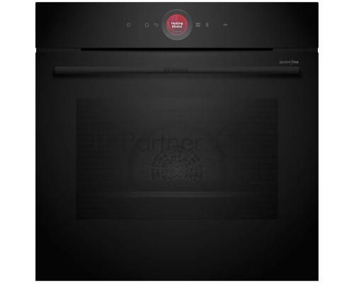 Встраиваемый духовой шкаф Bosch HBG9742B1S с 14 режимами нагрева,контроль температуры от 30 °C до 300 °C,объем 71 л