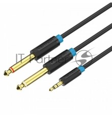 Кабель Vention аудио Jack 3,5 mm M/2Jack 6,5 mm M - 2 м