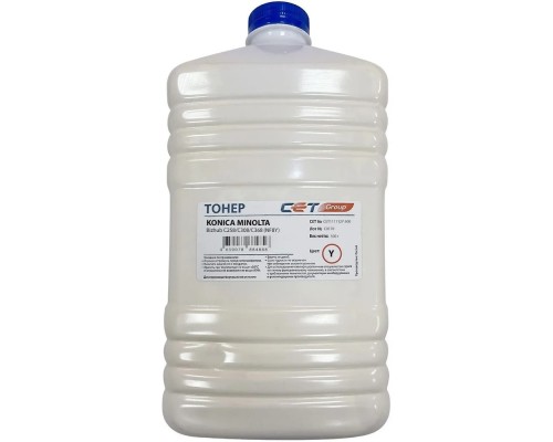 [Запасные части для принтеров и копиров] Тонер NF8Y TN-324 для KONICA MINOLTA Bizhub C258/C308/C368 (CET) Yellow, 500г/бут, CET111112Y-500