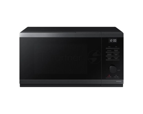 Микроволновая печь Samsung с грилем, MW4000D, 23 л, черная нержавеющая сталь
