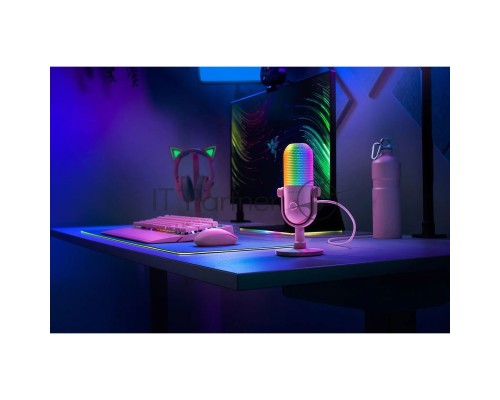 Микрофон Razer Seiren V3 Chroma - Quartz/ Razer Seiren V3 Chroma - Quartz