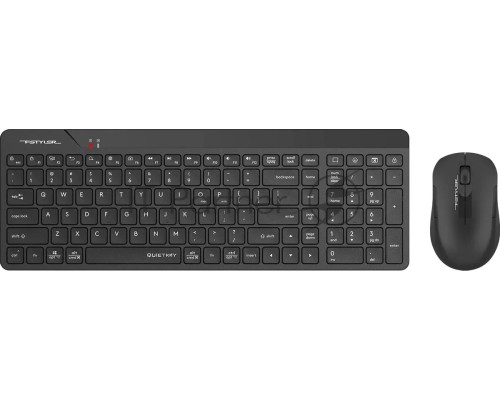 Клавиатура + мышь A4Tech Fstyler FG2300 Air2 клав:черный мышь:черный USB беспроводная slim