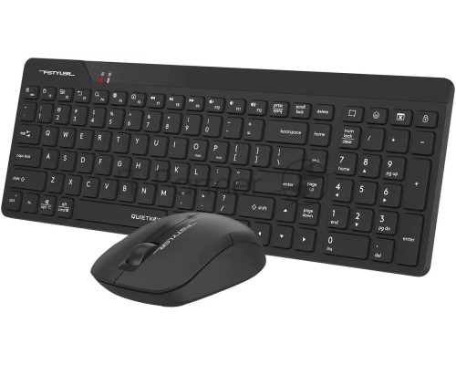 Клавиатура + мышь A4Tech Fstyler FG2300 Air2 клав:черный мышь:черный USB беспроводная slim