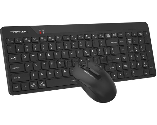 Клавиатура + мышь A4Tech Fstyler FG2300 Air2 клав:черный мышь:черный USB беспроводная slim