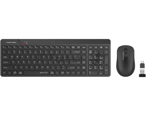 Клавиатура + мышь A4Tech Fstyler FG2300 Air2 клав:черный мышь:черный USB беспроводная slim