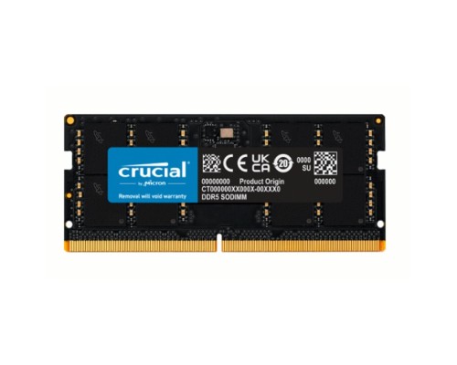 [Модуль памяти] DDR5 Crucial 32Gb 5200MHz CT32G52C42S5 CL42 SO-DIMM