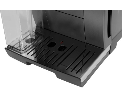 Кофемашина автоматическая DeLonghi Dinamica Plus ECAM380.95.TB черный/серый, исп. кофе - зерновой/молотый, 1.8 л, 1450 Вт, 15 Бар.