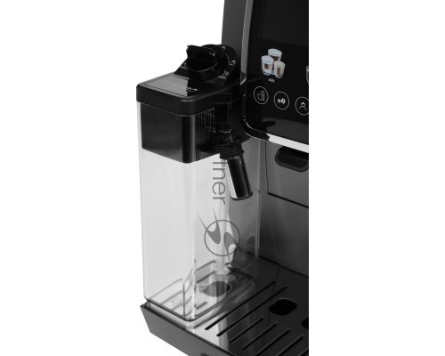 Кофемашина автоматическая DeLonghi Dinamica Plus ECAM380.95.TB черный/серый, исп. кофе - зерновой/молотый, 1.8 л, 1450 Вт, 15 Бар.