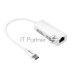 Адаптер GoPower Type-C (m)-RJ-45 (f) 100 мб/с белый (1/100)