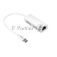 Адаптер GoPower Type-C (m)-RJ-45 (f) 100 мб/с белый (1/100)