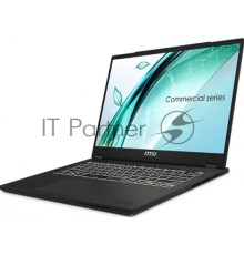 Ноутбук MSI Commercial 14 H A13MG Core i5-13420H 14” 16:10 FHD+ (1920x1200) IPS,DDR4 16GB (16GB*1) 512GB SSD,Iris Xe Graphics,Smart Card Reader,53.8Whr,1.6kg,1y,Dos,Solid Gray